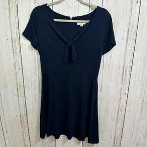 NWT Loft Navy Blue Bow Dress